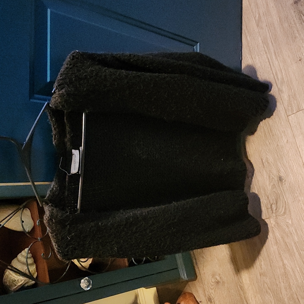 Urban Outfitters black open front sweater